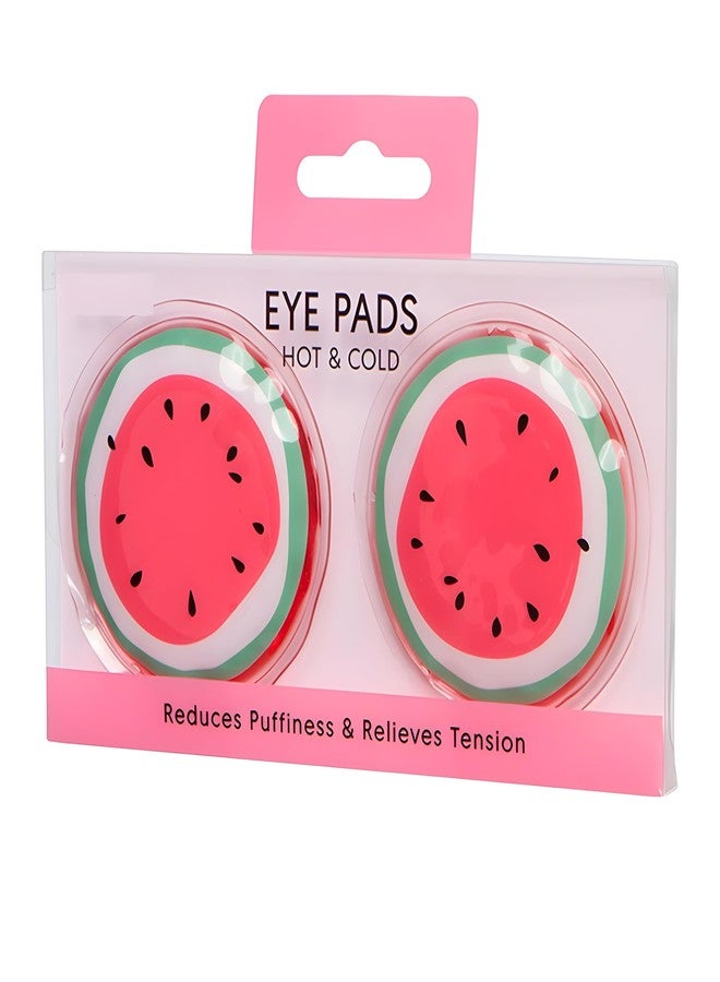 Bexter Watermelon Hot & Cold Eye Pads – Gel Eye Masks for Puffiness, Dark Circles, Migraines & Stress Relief – Reusable, Microwavable & Freezable – 2 Pads Set - Image 1